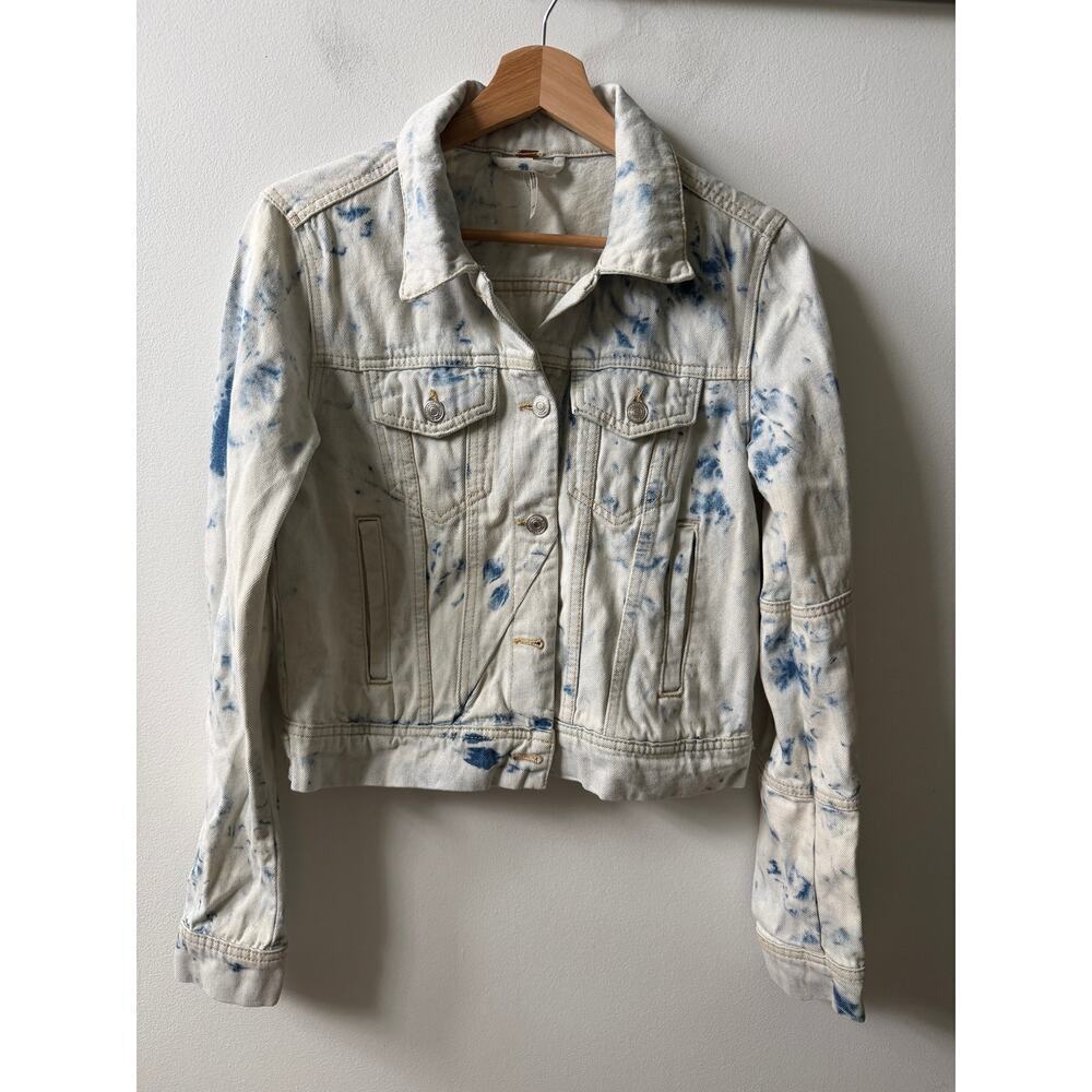 Free People Rumors denim jacket women's size XS